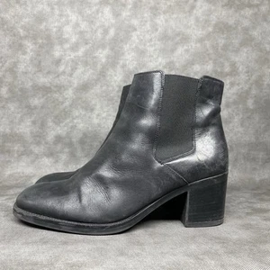 Clarks Mascarpone Bay Womens Ankle Boot Black Leather US Size 10 M - Picture 1 of 11