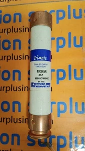 FERRAZ SHAWMUT TRS45R 45A 600VAC TIME DELAY FUSE NEW!! QUANTITY!! READ!! - Picture 1 of 1