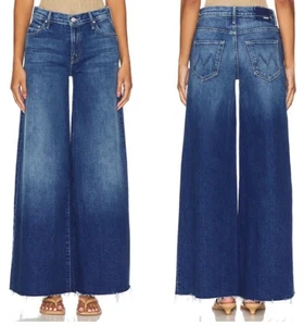 Mother Superior The Swisher Sneak Fray Jeans Wide Leg In Punch Buggy Größe 33 - Bild 1 von 20