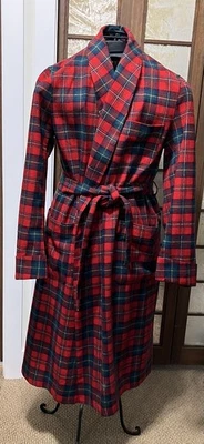 Men’s Pendleton Wool Robe House Coat Boyd Tartan Plaid USA Large - Image 1 of 4