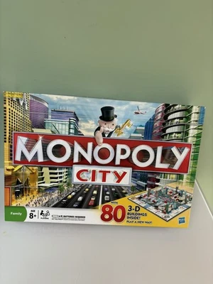 Monopoly City Edition Board Game Complete Set With 80 3D Building & timer VGC - Image 1 of 4