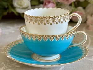 Brown Westhead & Moore Teacup and Saucer & Orphan BWM Coffee Cup. Chip on Saucer - Picture 1 of 24