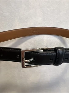 Polo Ralph Lauren Boys Dressy Belt Small Black Logo - Picture 1 of 9