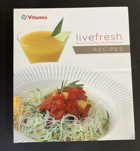 VITAMIX LIVE FRESH RECIPES TurboBlend VS 3 Ring HARDCOVER Binder RAW VEGAN 2011 - Picture 1 of 8