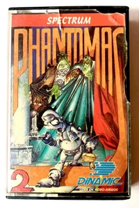 Phantomas 2 Spectrum Zx Videojuego Completo Casette Abierto Usado - Imagen 1 de 3