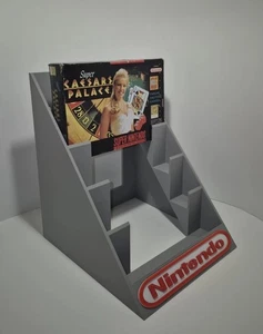 Nintendo, SNES und N64 Spiel in Box Display Ständer Halter - für 5, 3D gedruckt - Bild 1 von 4