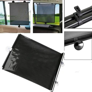 Sun Car Roller Shades Cover Visor Suitable For All Cars Privacy Protection - Picture 1 of 12