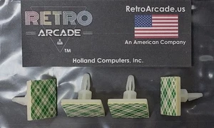 RetroArcade.us Arcade Game Board PCB Motherboard Mounting Pegs 4 Set w Adhesive - Picture 1 of 3