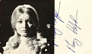 Mary Hopkin 1950- Welsh singerThose Were the Days autograph signed 2"x3.5" photo - Picture 1 of 1