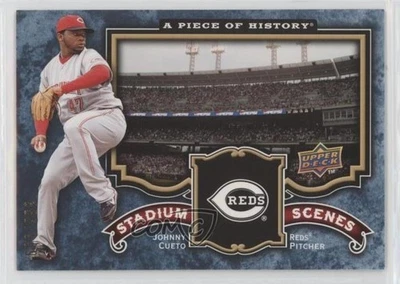 2009 Upper Deck A Piece of History Stadium Scenes /999 Johnny Cueto #SS-JC - Imagem 1 de 2