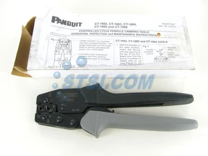 Herramienta de prensado de virola Panduit CT-1005, usada-excelente ~ STSI - Imagen 1 de 7