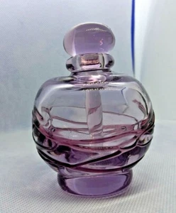Vintage Murano Glas Duft/Parfüm Flakon lila Wickelglas 10,5 cm hoch - Bild 1 von 8
