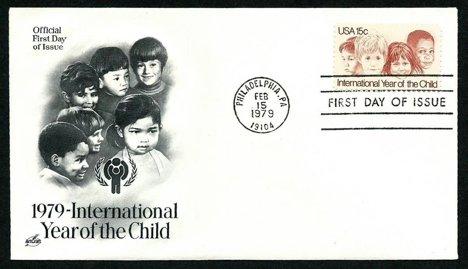 USA, SCOTT # 1772, ARTCRAFT FDC COVER INTERNATIONAL YEAR OF THE CHILD 1979 - Image 1 of 1