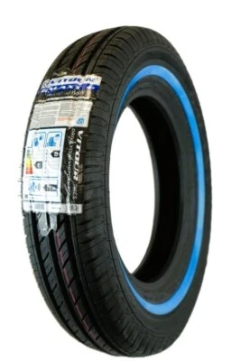 2 Novos Pneus de Parede Lateral Branco Originais Vitour Galaxy R1 165R15 86H 20MM 0,78"" - Imagem 1 de 4