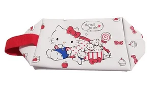 SANRIO Hello Kitty Kuromi My Melody Cinnamoroll Pouch Pencil Bag Handle 10" NEW! - Picture 1 of 5