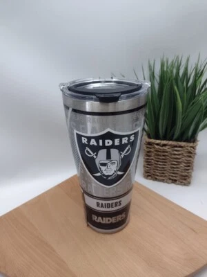 Vaso de acero inoxidable Tervis Edge 30 oz - NFL - Oakland Raiders Foto 1 de 4