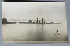 Zeebrügge Das britische Blockadeschiff HMS Thetis 23.4.1918 Erster Weltkrieg 14-18 - Bild 1 von 2