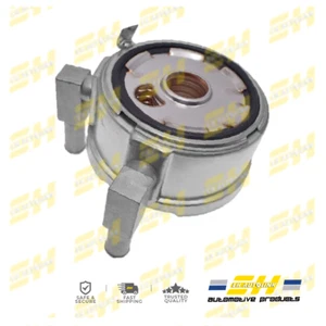 OIL COOLER (ENGINE OIL FILTER) (STAINLESS STEEL) NISSAN NAVARA D40 - 21305-EB70A - Picture 1 of 2