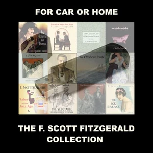 F SCOTT FITZGERGERALD COLLECTION ON A FLASH DRIVE. COMPLETE LIST OF WORKS BELOW - Picture 1 of 3