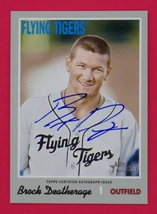 2019 Topps Heritage Minors Brock Deatherage Real One Autographs #ROABD - Picture 1 of 2