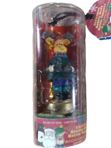 Christmas Holiday Reindeer Bottle Toppers Wine Whiskey Vodka Bobble Body New - Bild 1 von 6