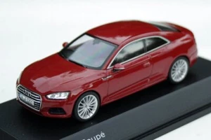 Audi A5 Coupe Type F5 Year 2016-2019, tangerine, Spark model in scale 1:43 - Picture 1 of 8