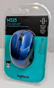 Logitech M325 Kabellose Optische Beidhändige Maus - Blau - Bild 1 von 3