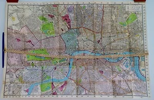 Antique maps, Smith's Indicator map of London, 1883 - Picture 1 of 1