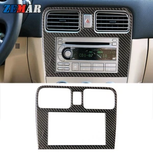 Carbon Fiber Central Air Vent Cover Interior Trim For Subaru Forester 2005-2008 - Foto 1 di 12