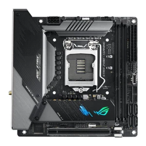 ASUS ROG STRIX Z490-I Gaming Motherboard Intel Z490 Mini-ITX LGA 1200 2×M.2 Core - Picture 1 of 4