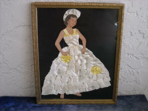 * Vintage Ribbon Lady Lace Paper Doll #12  Spanish Cover