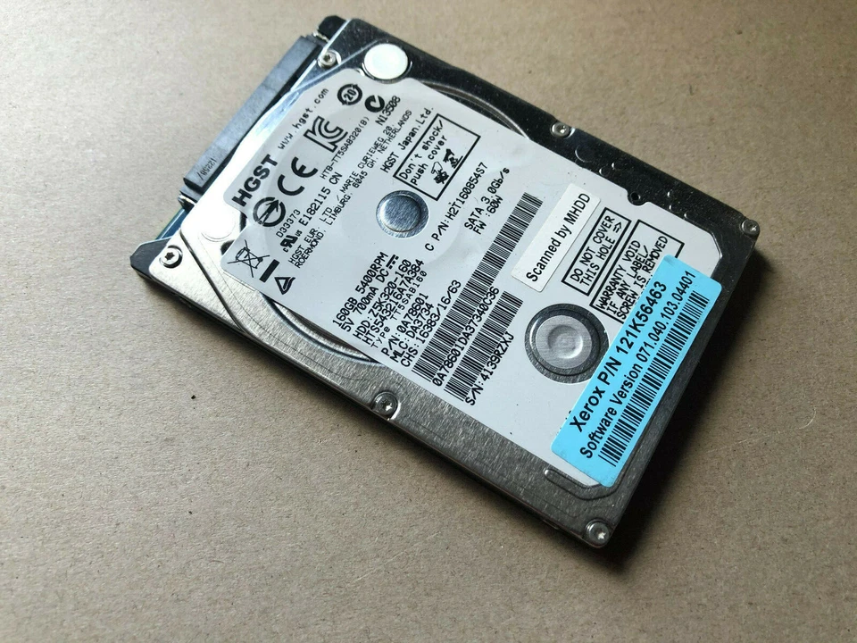 XEROX   Hard Disk 121K56463   TESTED and WIPED / EMPTY   - Image 1 of 1