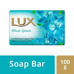 Lux Fresh Splash Soap 100g With Cooling mint Helps to Clean your Skin Pack of 8 - Picture 1 of 7
