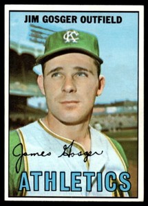1967 Topps Jim Gosger Kansas City Athletics #17