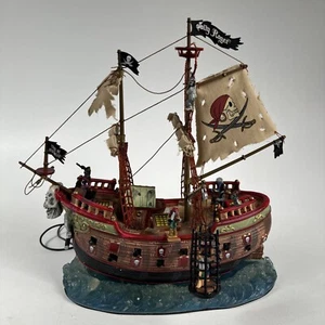 Lemax Halloween Spooky Town Jolly Roger Piratenschiff 2007 GETESTET mit Box LESEN - Bild 1 von 23