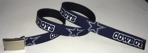 Dallas Cowboys Belt & Buckle Football Fan Game Gear Team Apparel Pro NFL Shop TX Cover