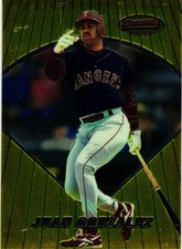 1996 Bowman's Best Juan Gonzalez #58 Texas Rangers