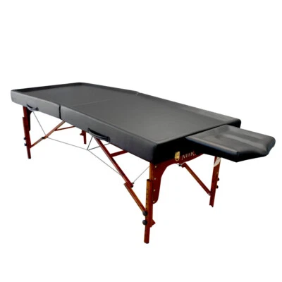 LETTINO DA MASSAGGIO AYURVEDICA LETTINI PER MASSAGGI 2 ZONE LEGNO PORTATILE OLIO - Immagine 1 di 4