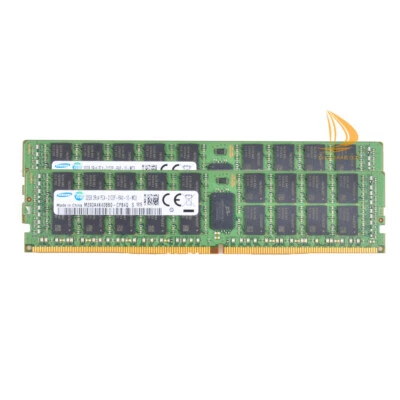 Samsung DDR4 RAM 64 GB 2x 32 GB 2Rx4 PC4-2133P DIMM ECC Reg Server Memory 288Pin - Image 1 of 4