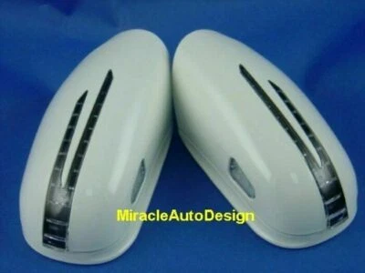 DUAS CAPAS DE ESPELHO LED BRANCO FLECHA PARA 1998-2001 MERCEDES BENZ W220 S-CLASS - Imagem 1 de 4