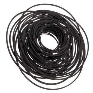100 sztuk 40-135mm czarny pasek napędowy do magnetofonu kasetowego taśma magnetofonowa pasek - Zdjęcie 1 z 6