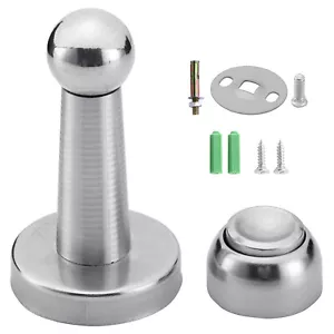 Tapón de puerta magnético fuerte de acero inoxidable montaje en pared - Imagen 1 de 11