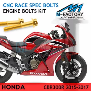 Alternator Crankcase Engine Cover Bolts For Honda CBR300R 2015-2017 17 16 15 - Foto 1 di 11