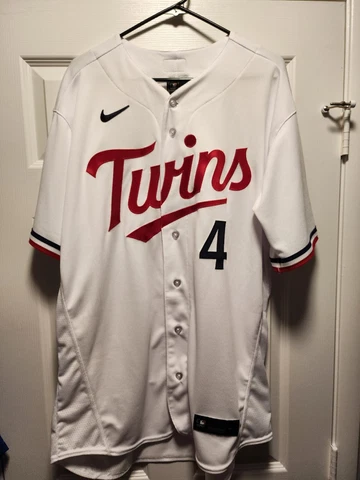 *RARE* NIKE Minnesota Twins 2023 AUTHENTIC Carlos Correa Home Jersey Size 48 Cover