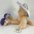Fancy Feet Cat Kitten Plush Stuffed Cat With Hat And Shoes Ganz 14” NWT