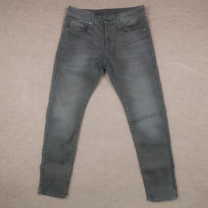 Jeans uomo G-Star Raw 3301 slim fit 31x32 grigio bottoni mosca - Foto 1 di 23