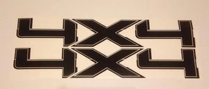 FORD 4X4 OFF ROAD TRUCK Vinyl Decal Sticker Black Logo for Truck - Picture 1 of 2