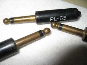 1pc CONNECTOR plug PL-55 PJ-055B PJ-055 m642/4-1 PJ055B phones radio military U - Picture 1 of 7