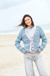 Stylecraft 10011 Aran Cardigan & Waistcoat Knitting Pattern knit paper hard copy - Picture 1 of 2