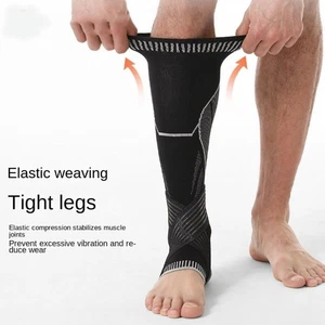 Perspiration Calf Compression Sleeve Protection Calf Ankle Socks Basketball - Picture 1 of 14